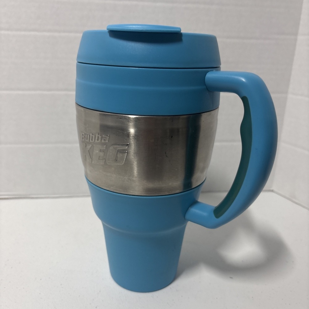 Bubba Keg Sport 34 oz Insulated Travel Mug Water Food Bottle - Blue EUC